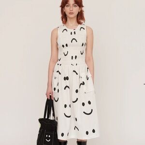 Lazy Oaf Happy Sad dress NWT
